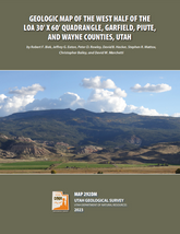 Geologic Map of the West Half of the Loa 30' x 60' Quadrangle, Garfield, Piute, and Wayne Counties, Utah (M-292DM)